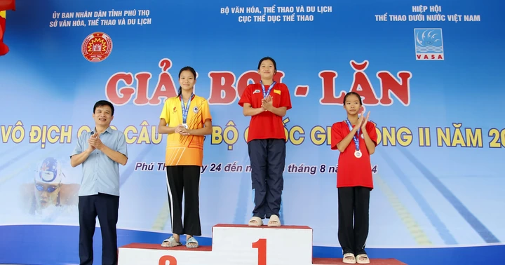 Phu Tho wins 7 gold medals at the National Swimming-Diving Club ...